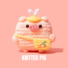 Knitted Pig